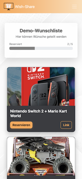 App-Screen auf dem Smartphone